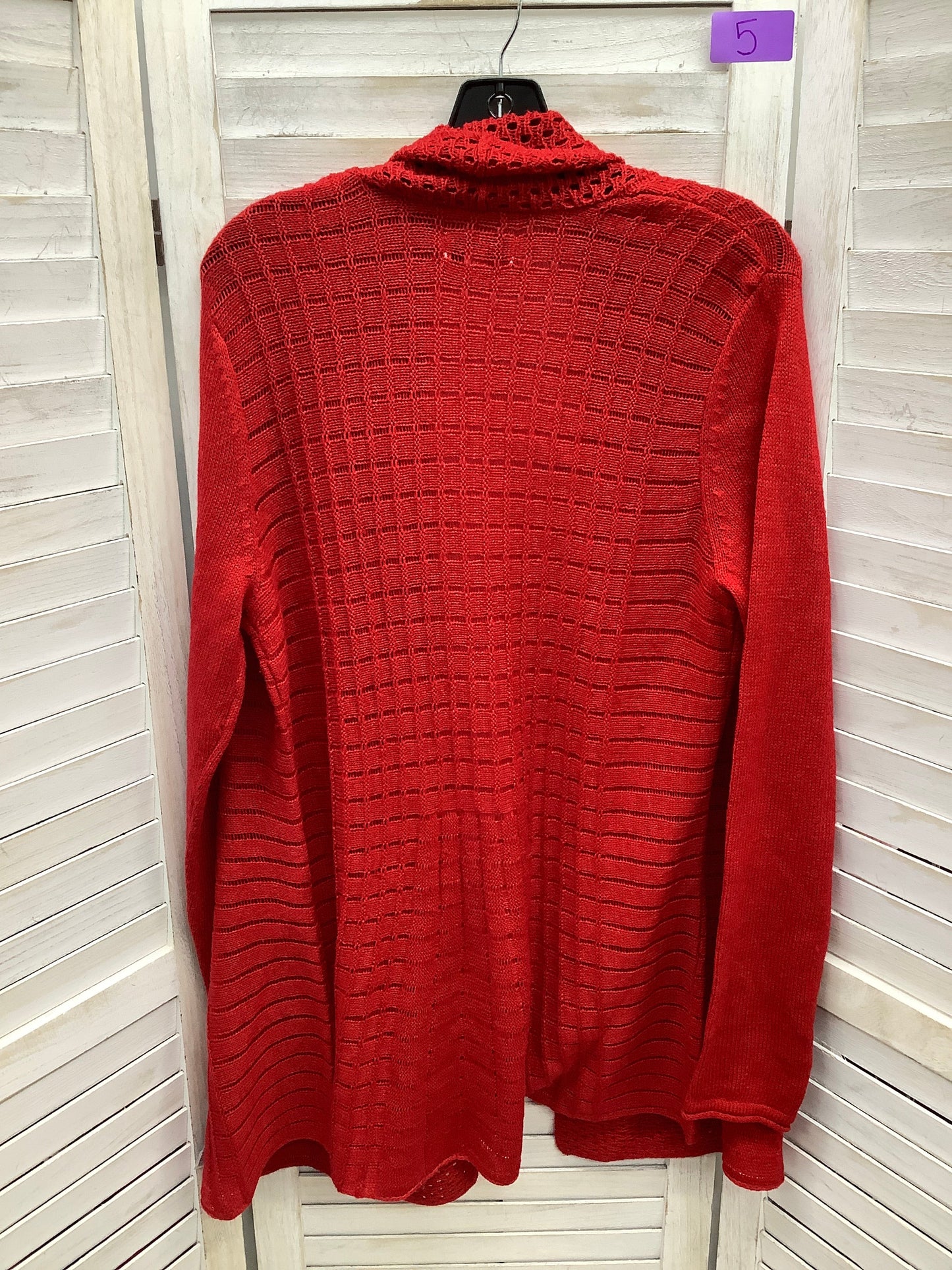 Red Cardigan Kim Rogers, Size Mini