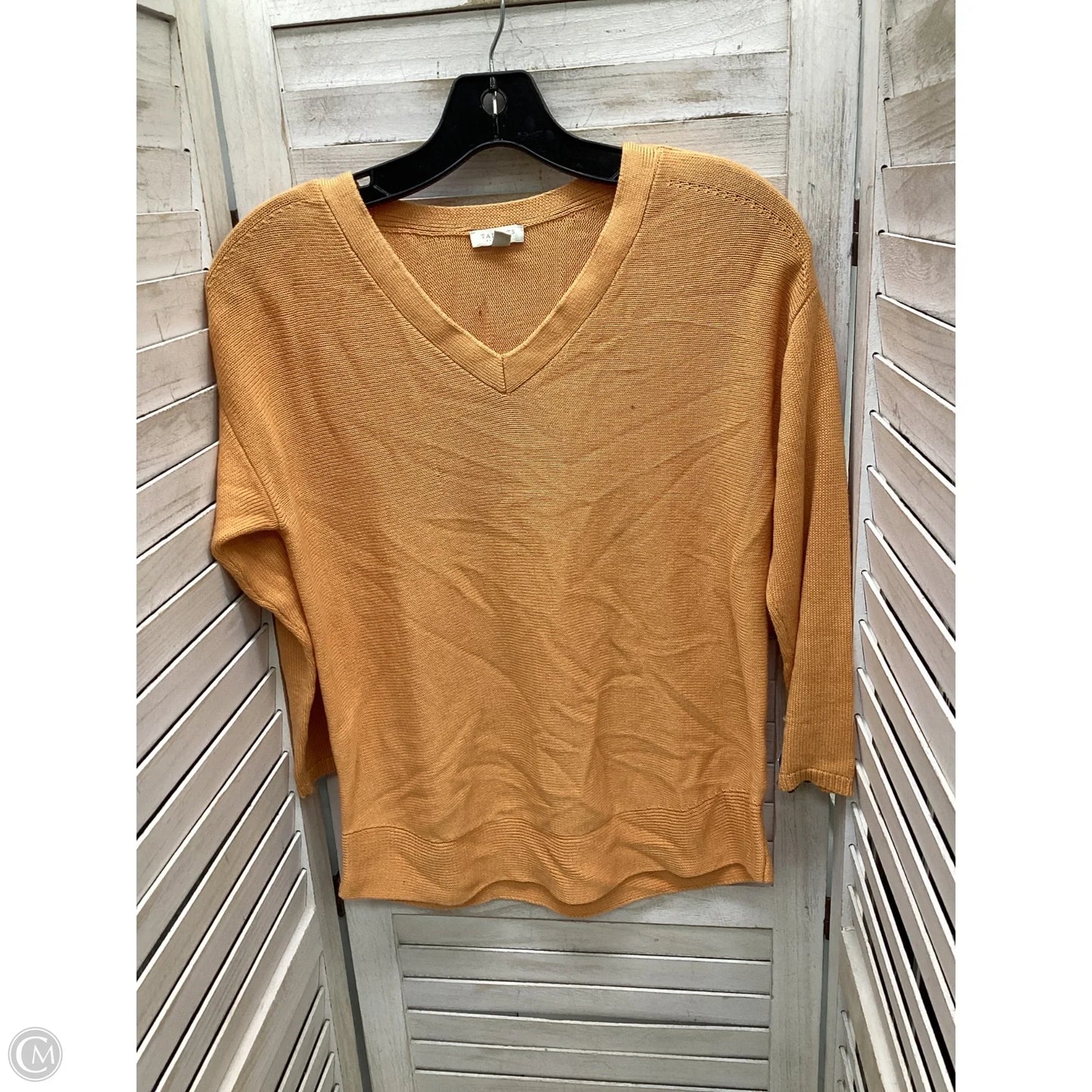 Sweater By Talbots In Orange, Size: S