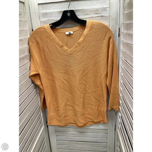 Sweater By Talbots In Orange, Size: S