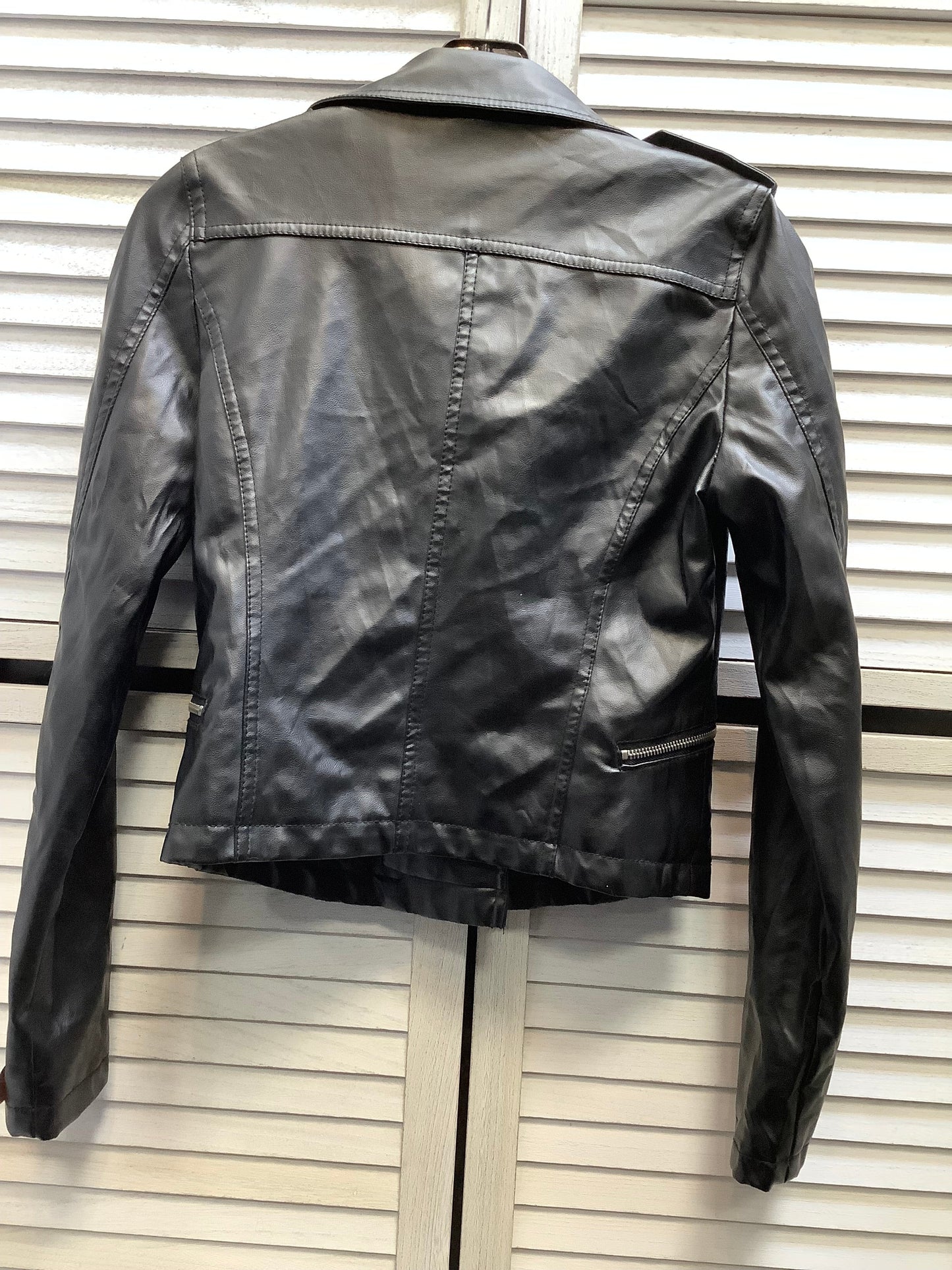 Jacket Leather By Dollhouse In Black, Size: S