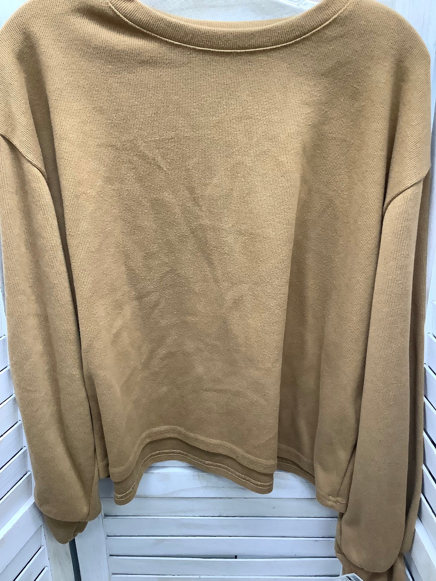 Sweatshirt Crewneck By Clothes Mentor In Brown, Size: 3x