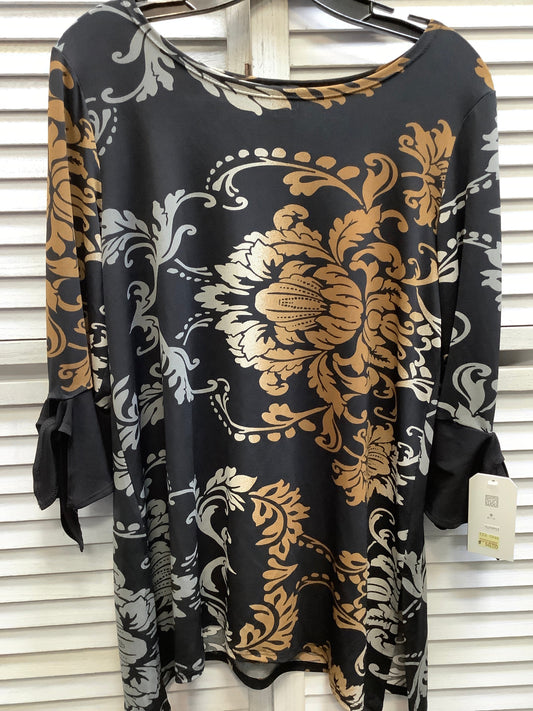 Multi-colored Tunic Long Sleeve Clara Sun Woo, Size S