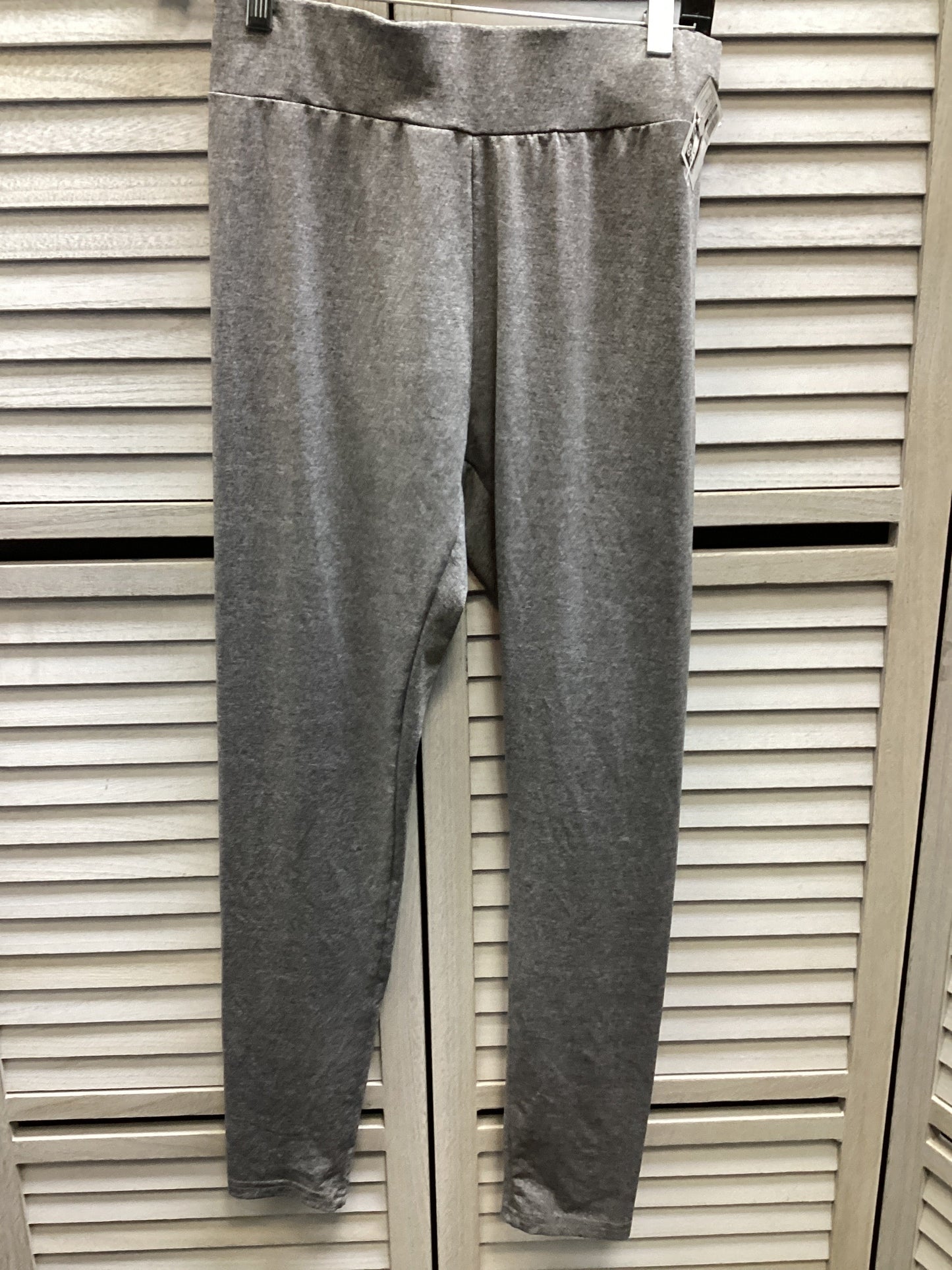 Athletic Leggings By Shein In Grey, Size: M