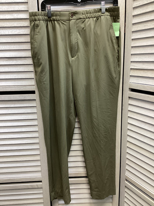 Pants Linen By Banana Republic In Green, Size: 10