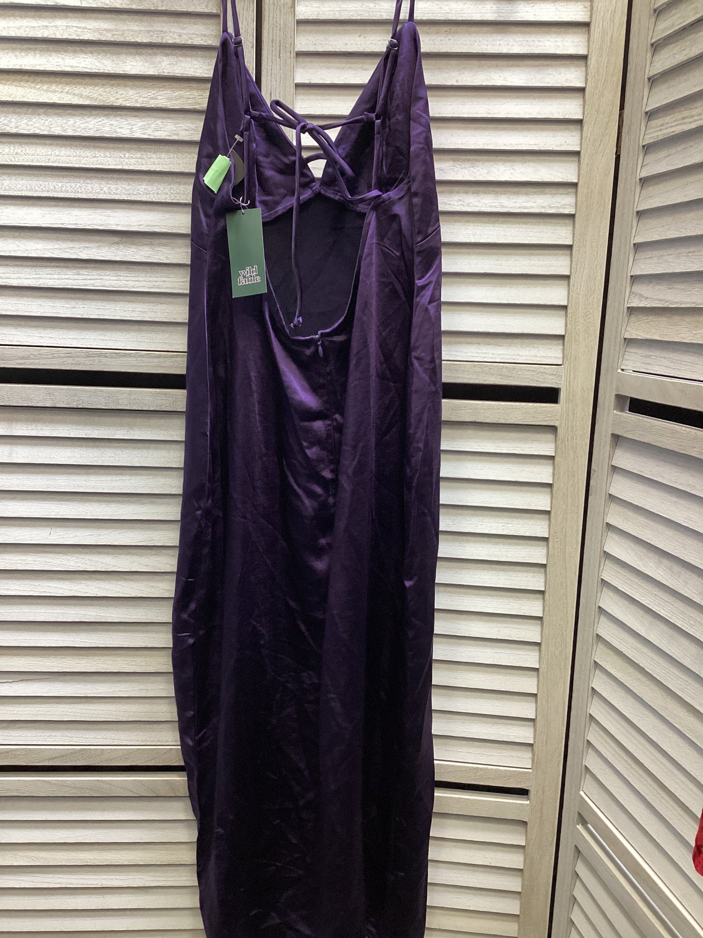 Dress Party Midi By Wild Fable In Purple, Size: M