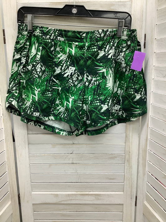 Floral Print Athletic Shorts Athleta, Size M