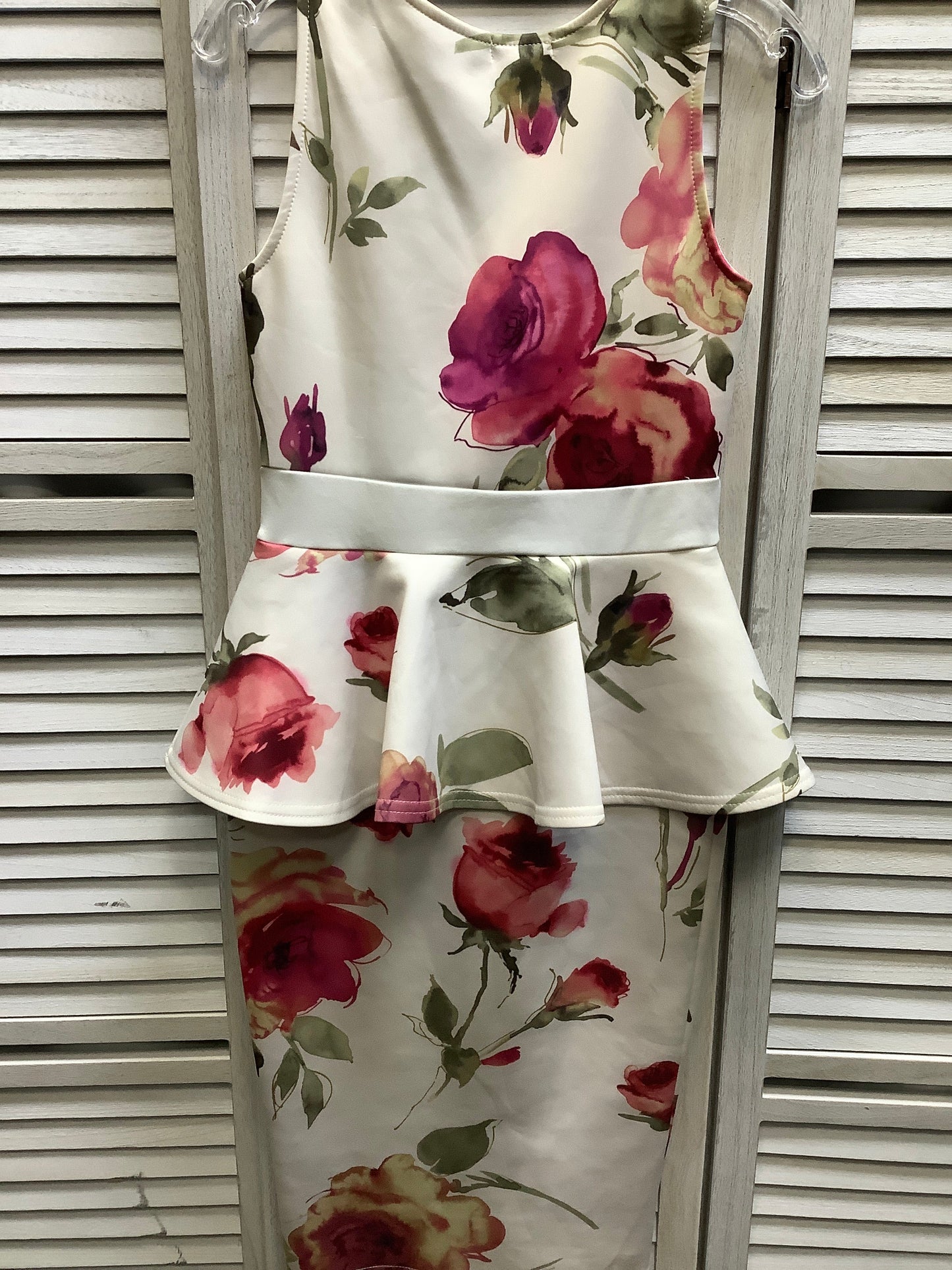 Floral Print Dress Casual Midi Boohoo Boutique, Size 6