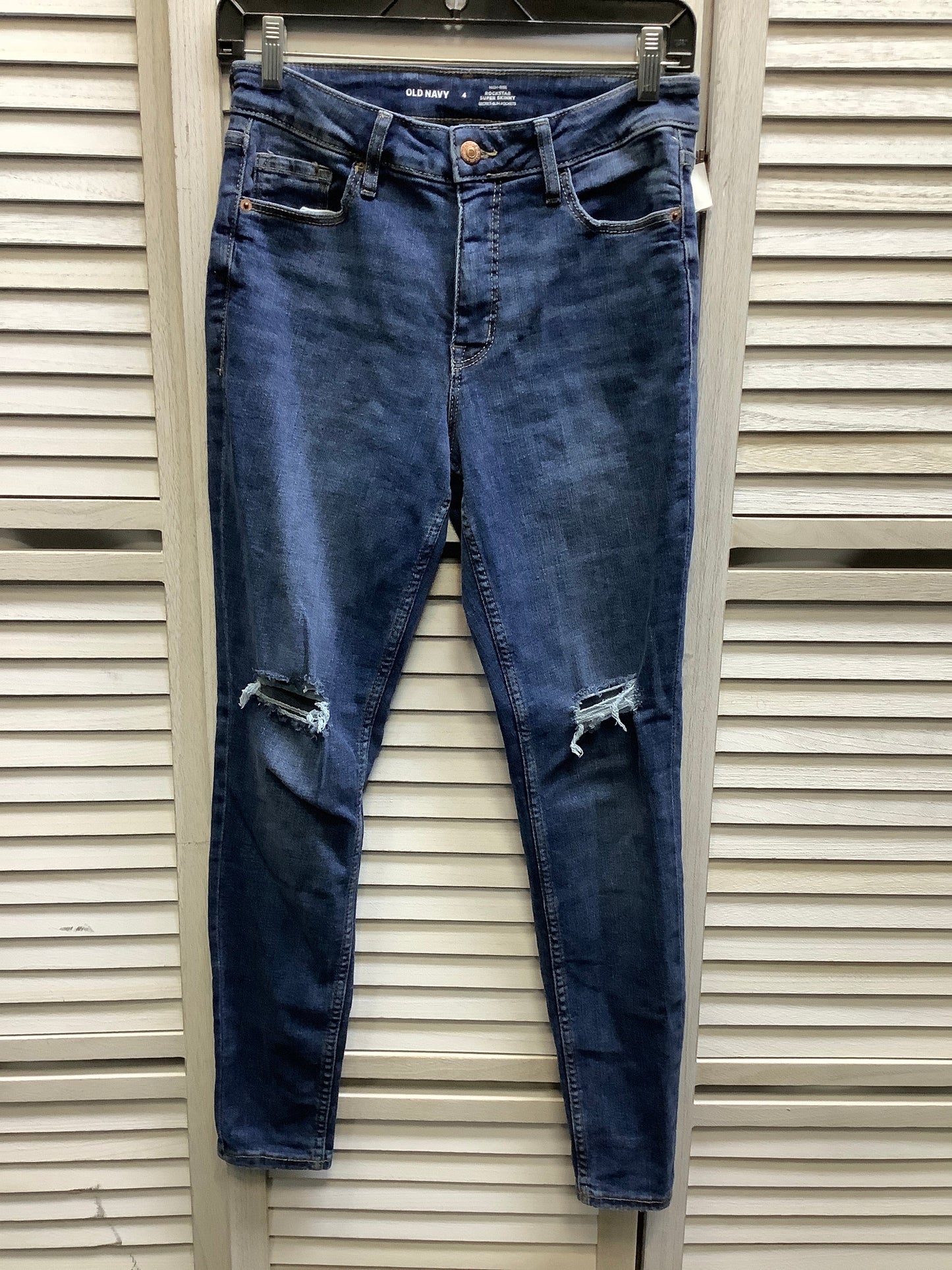 Blue Denim Jeans Skinny Old Navy, Size 4