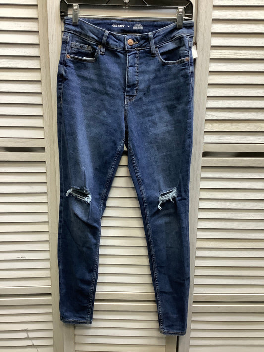 Blue Denim Jeans Skinny Old Navy, Size 4