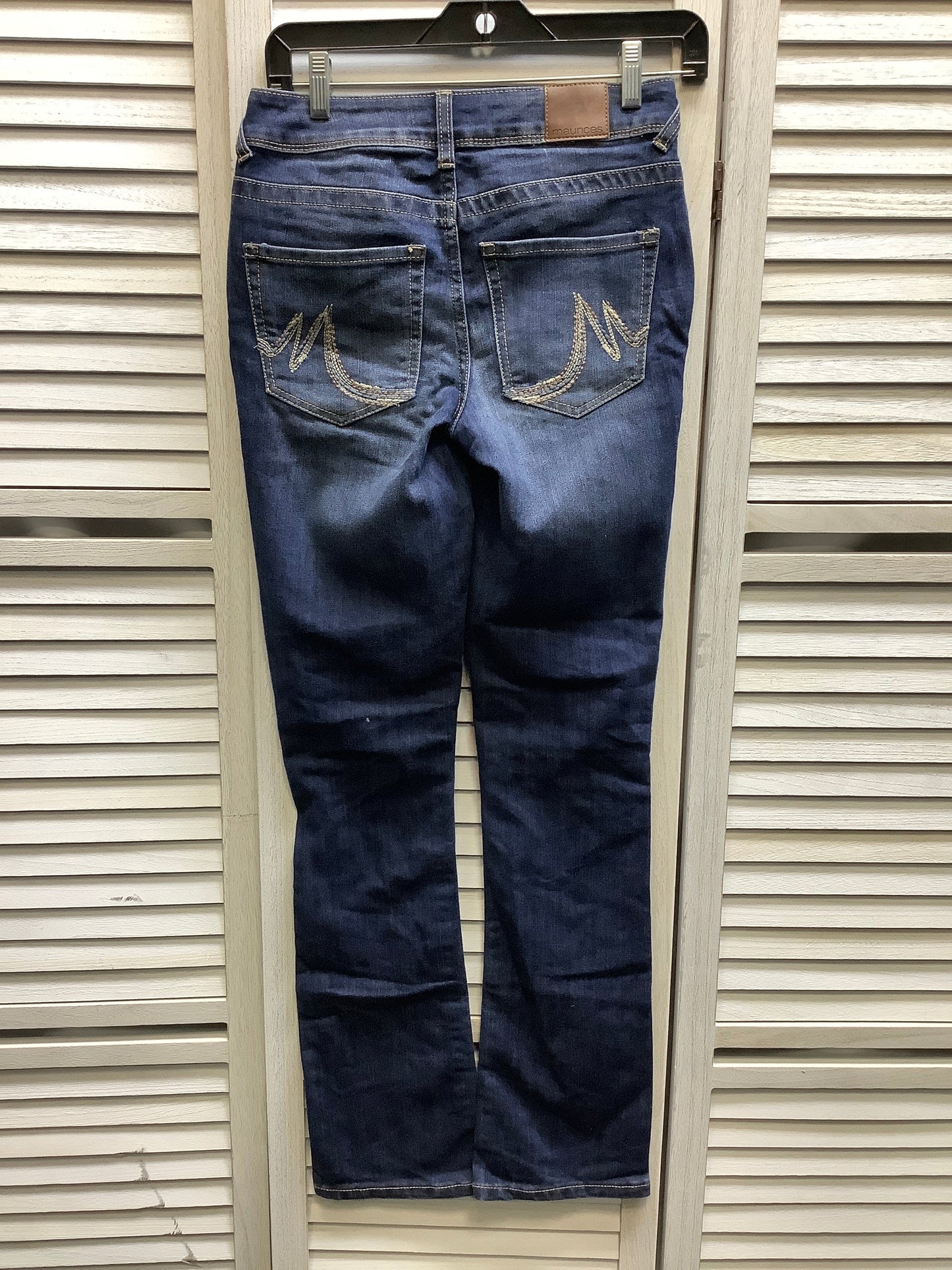 Blue Denim Jeans Skinny Maurices, Size 0