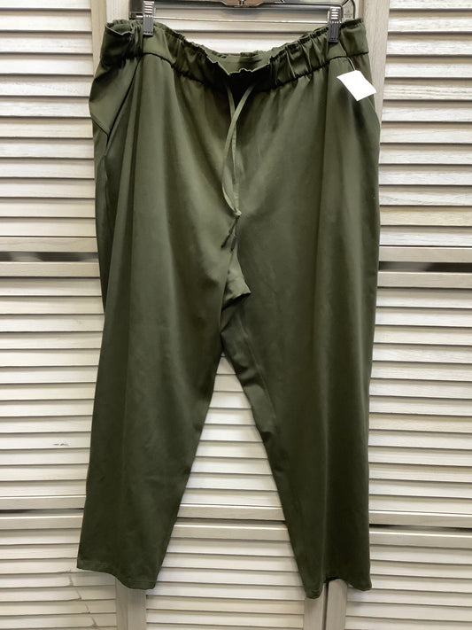 Green Athletic Pants Lululemon, Size Xl