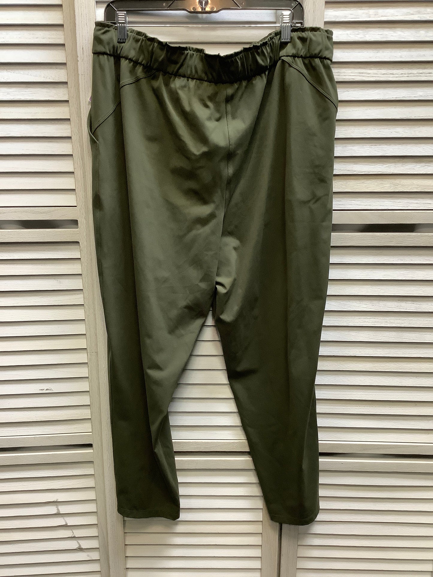 Green Athletic Pants Lululemon, Size Xl