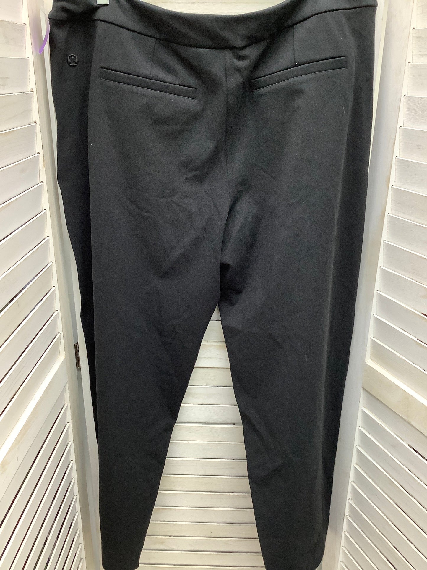 Black Athletic Pants Lululemon, Size Xl