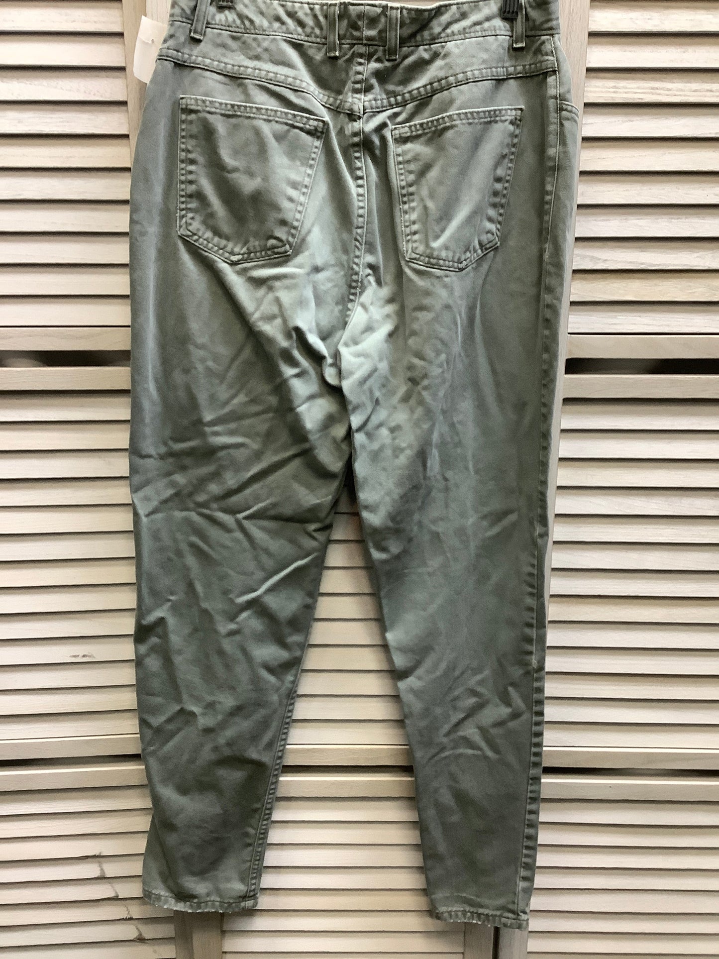 Green Denim Jeans Straight Talbots, Size 12