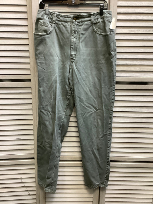 Green Denim Jeans Straight Talbots, Size 12