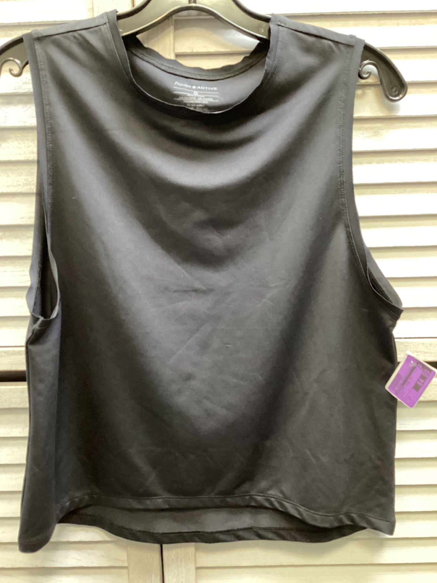 Athletic Tank Top By Papaya In Black, Size: S