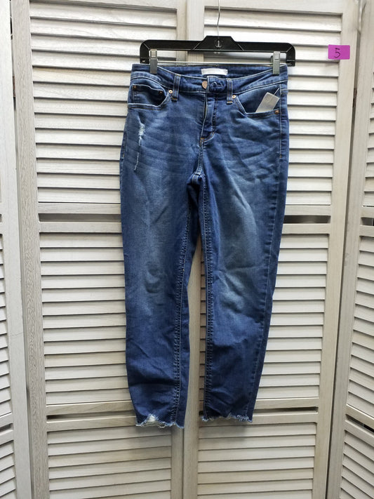 Blue Denim Jeans Cropped Lc Lauren Conrad, Size 6