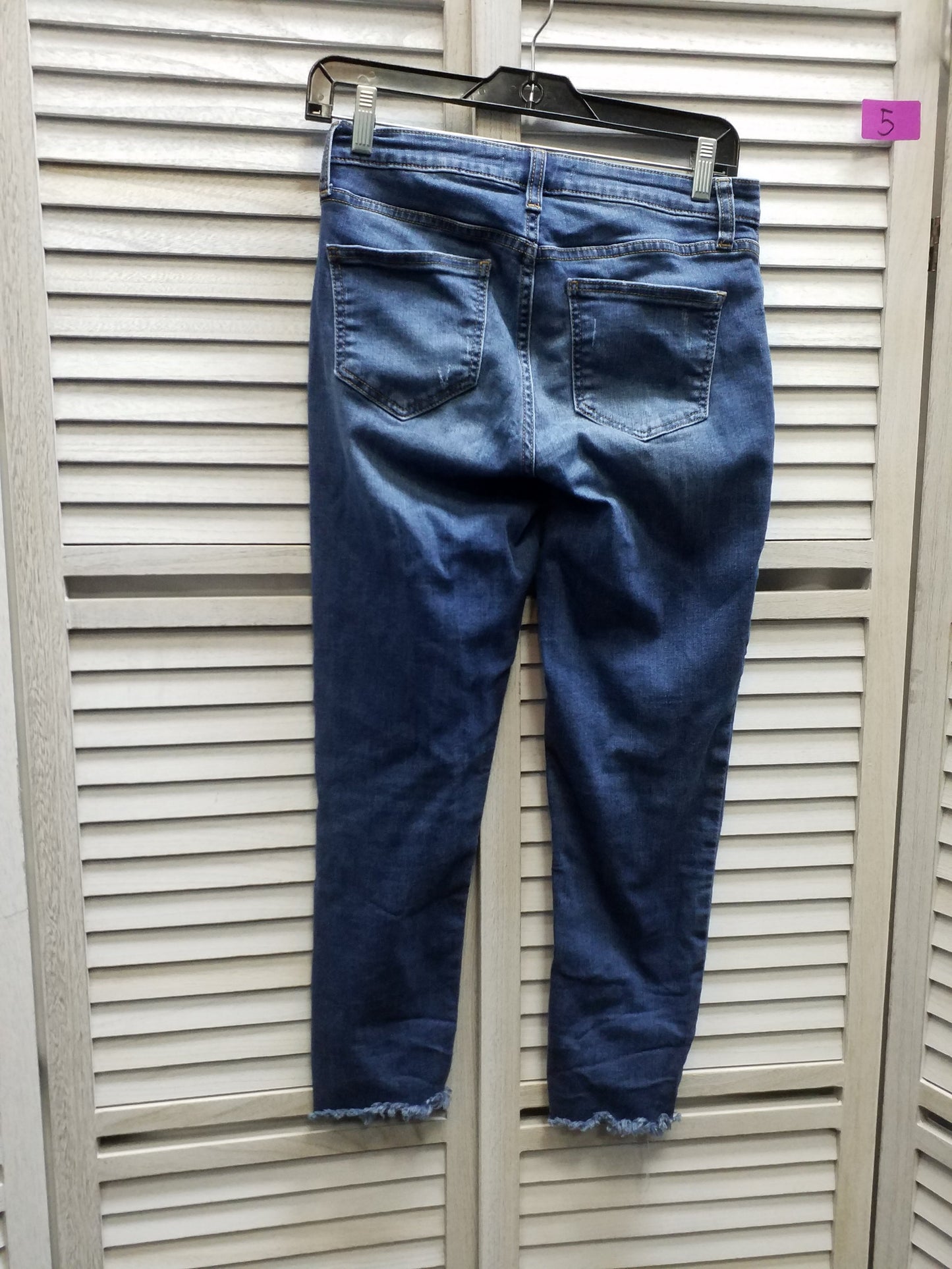 Blue Denim Jeans Cropped Lc Lauren Conrad, Size 6