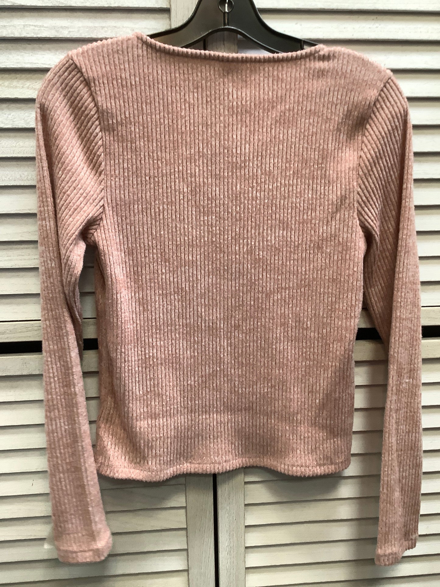 Top Long Sleeve Basic By Old Navy In Pink, Size: M