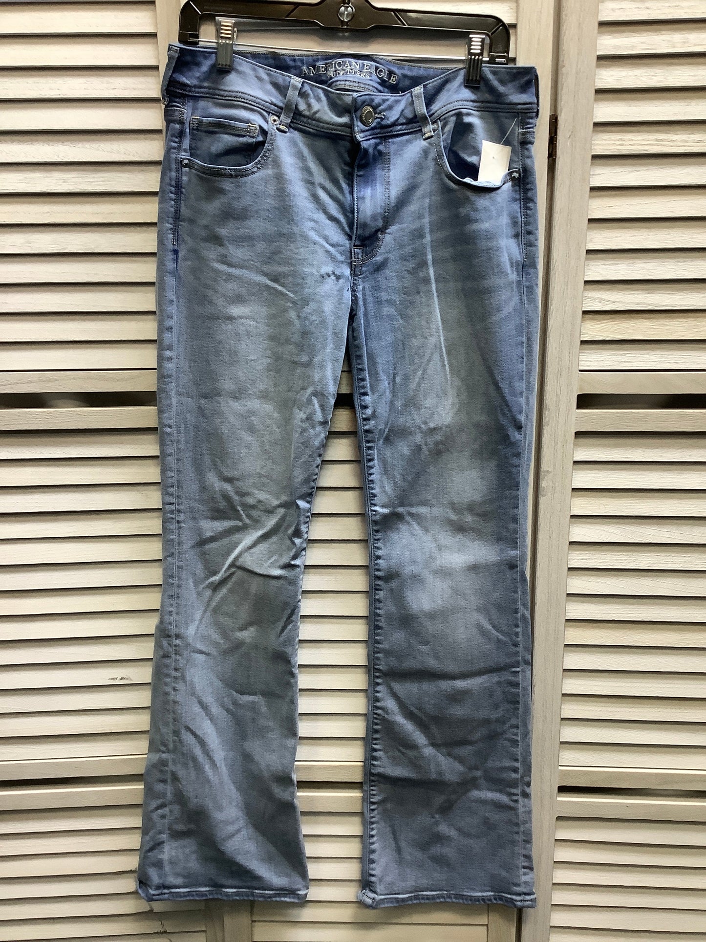 Blue Denim Jeans Boot Cut American Eagle, Size 12