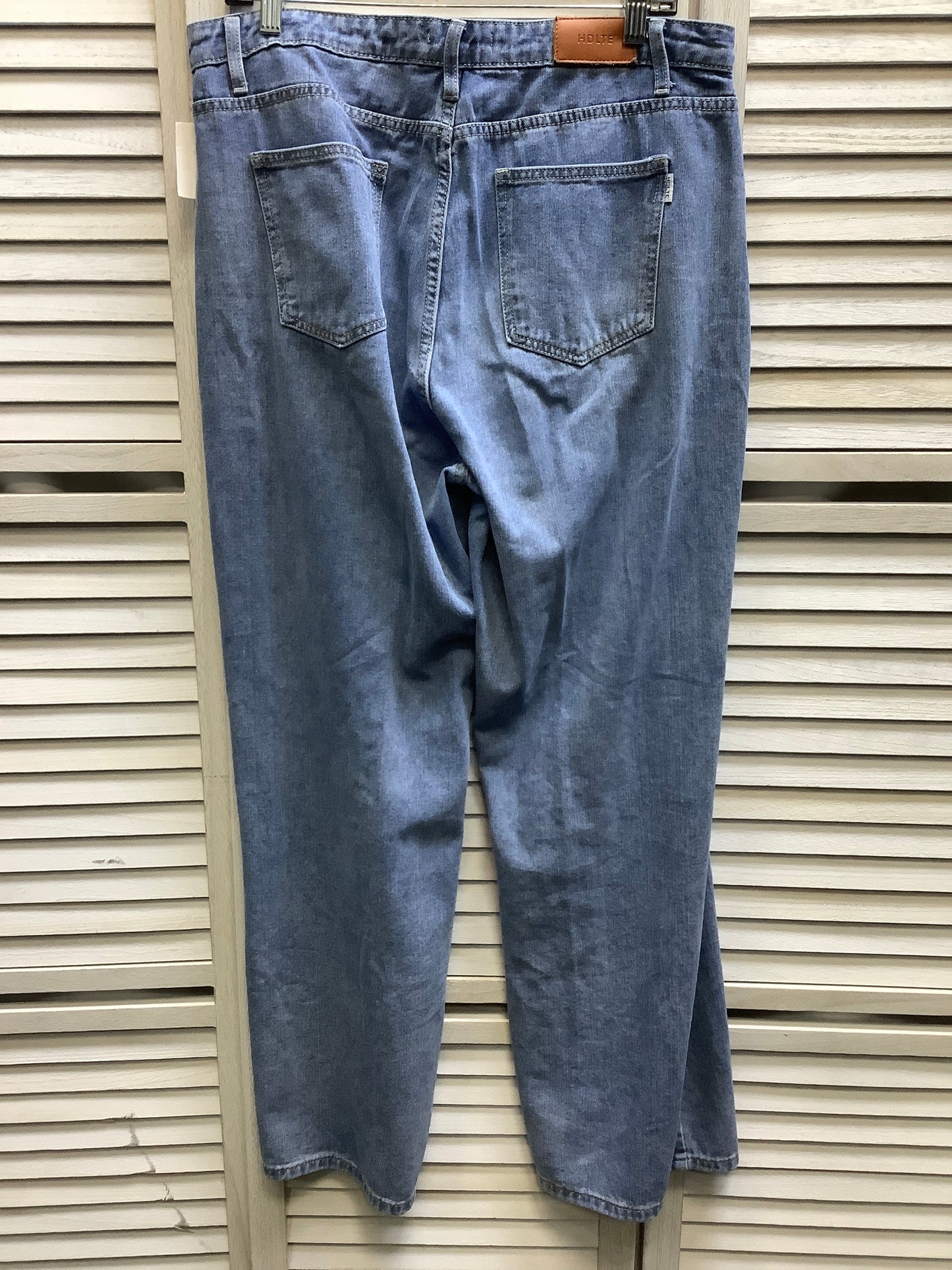 Blue Denim Jeans Straight Clothes Mentor, Size Xl