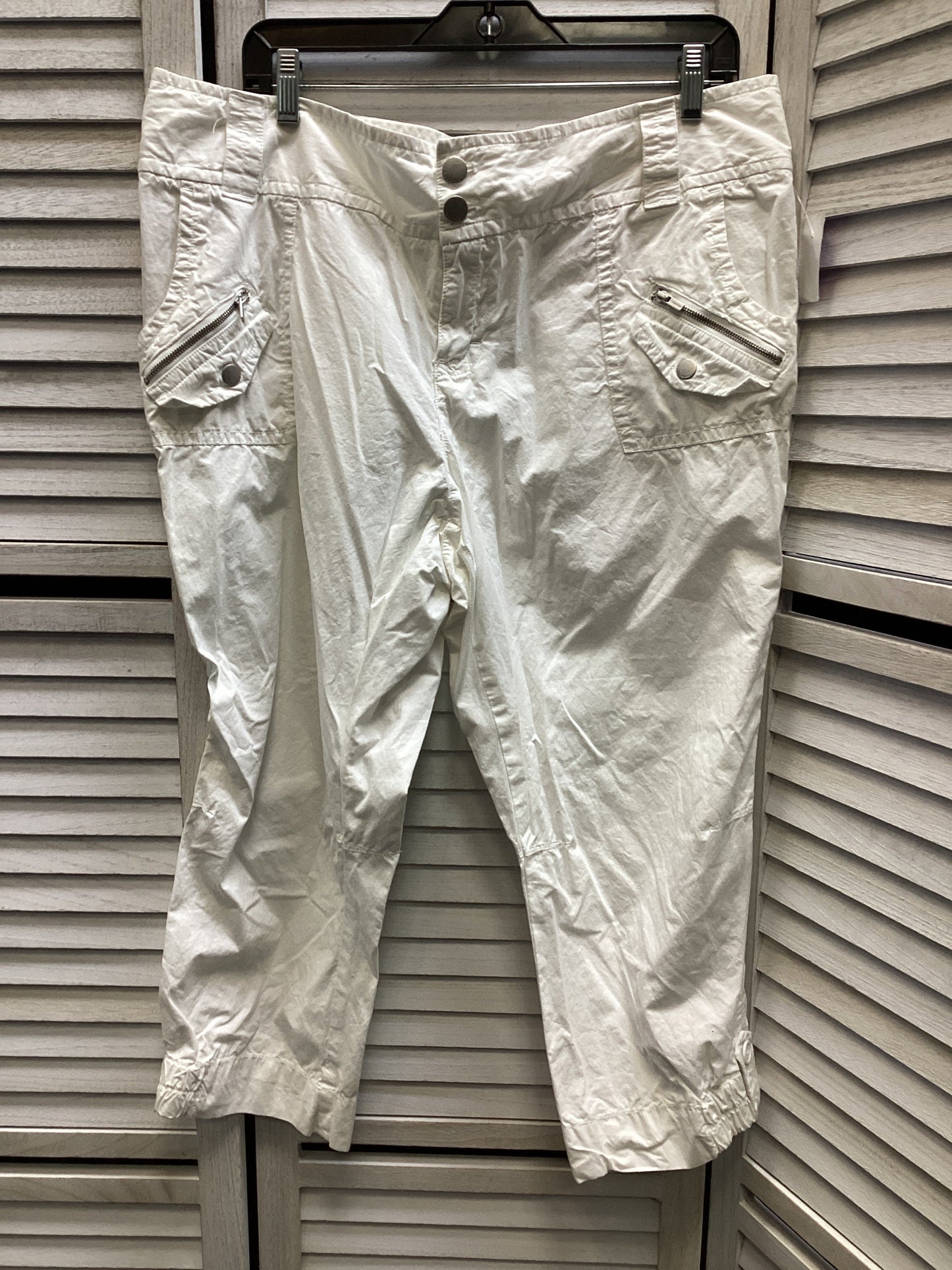 Pants Cargo & Utility By Calvin Klein In White, Size: 14