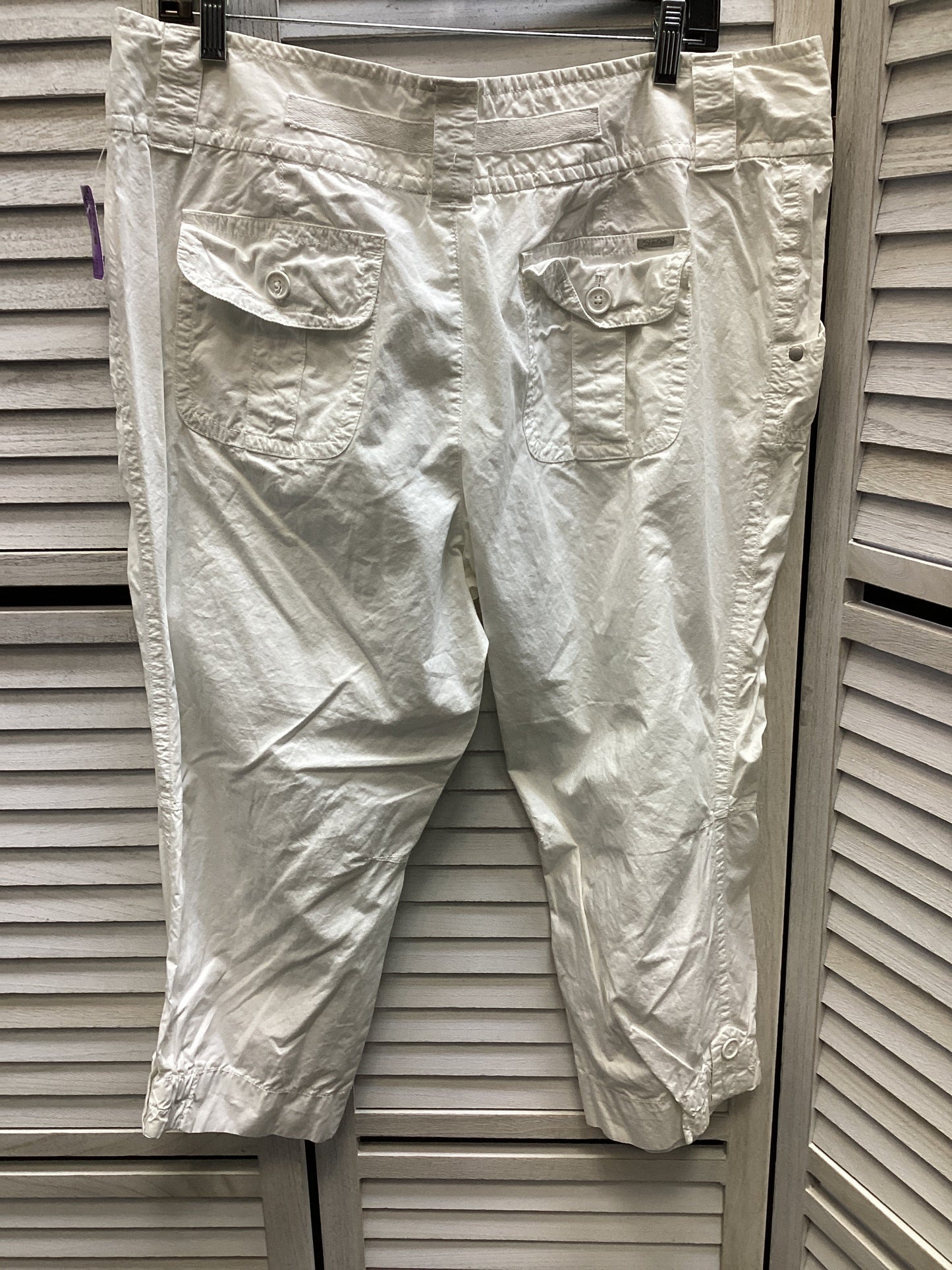 Pants Cargo & Utility By Calvin Klein In White, Size: 14