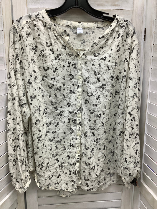 Floral Top Long Sleeve Old Navy, Size S