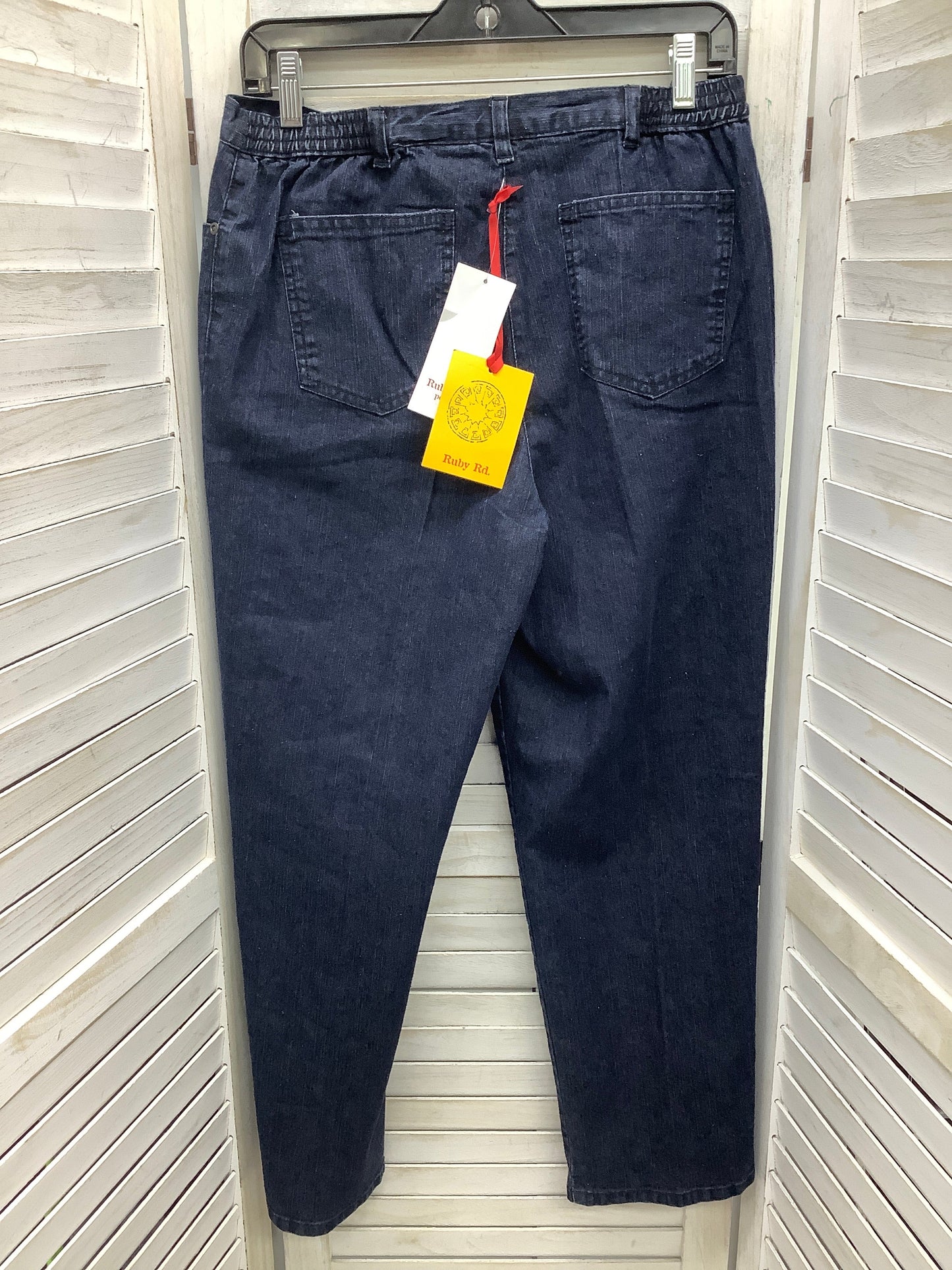 Jeans Flared By Ruby Rd In Blue Denim, Size: 6