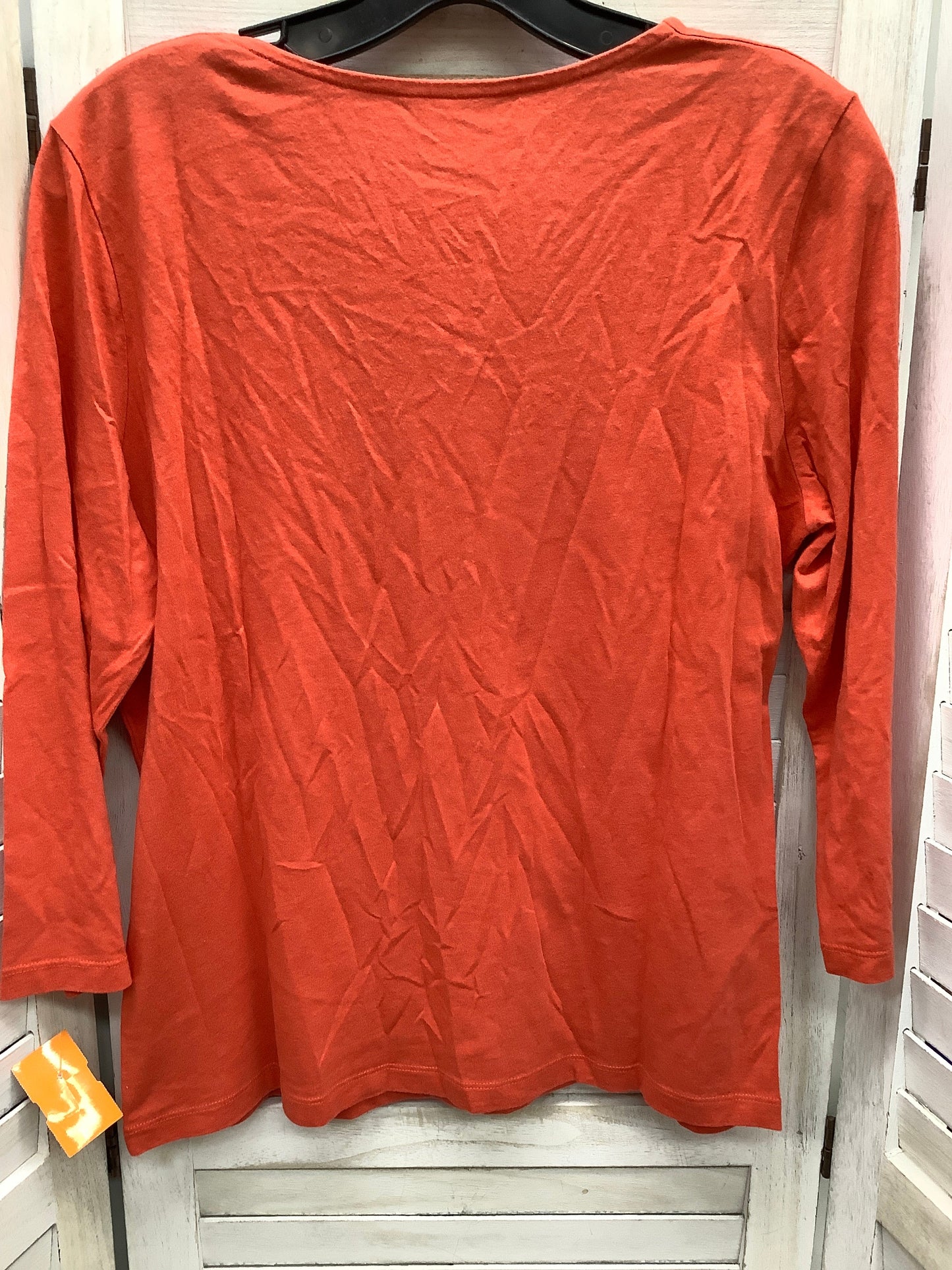 Coral Top 3/4 Sleeve Talbots, Size Large