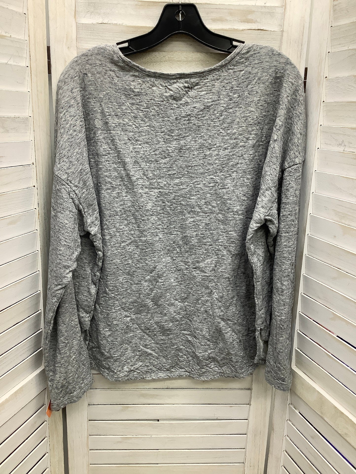 Grey Top 3/4 Sleeve Madewell, Size Xl