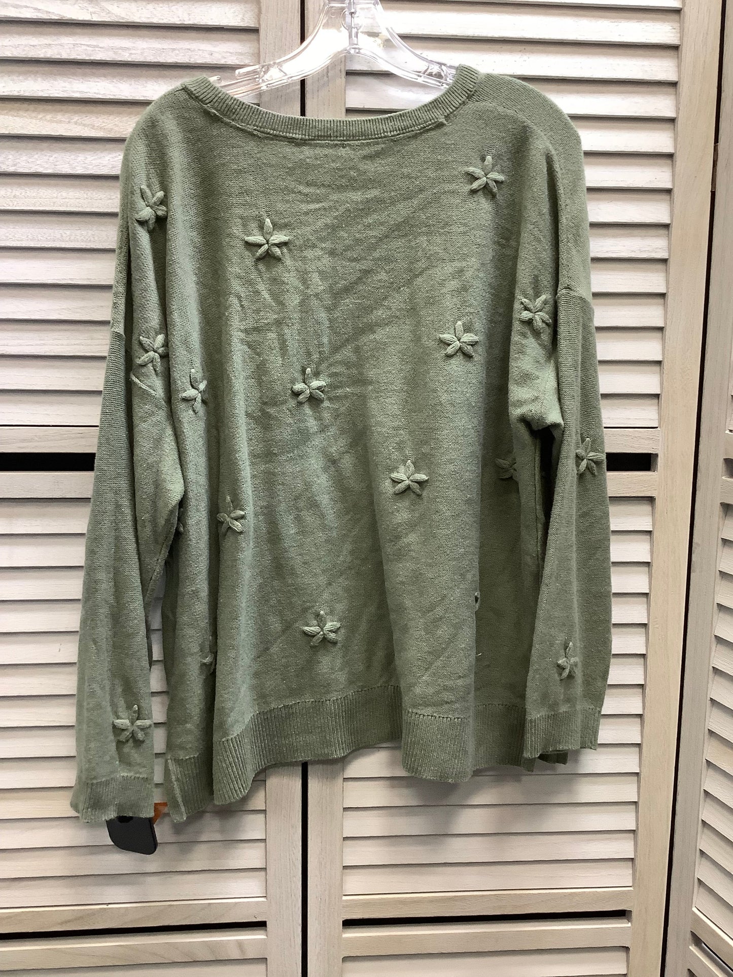 Sweater By J. Jill In Green, Size: Xl