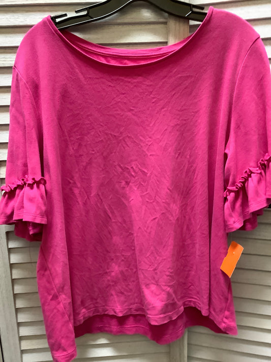Top Short Sleeve By Kim Rogers  Size: L