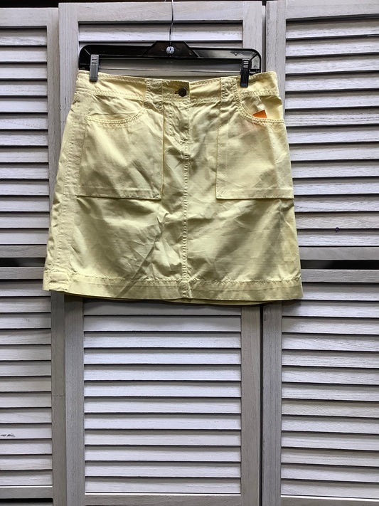 Yellow Skirt Mini & Short J. Crew, Size 6