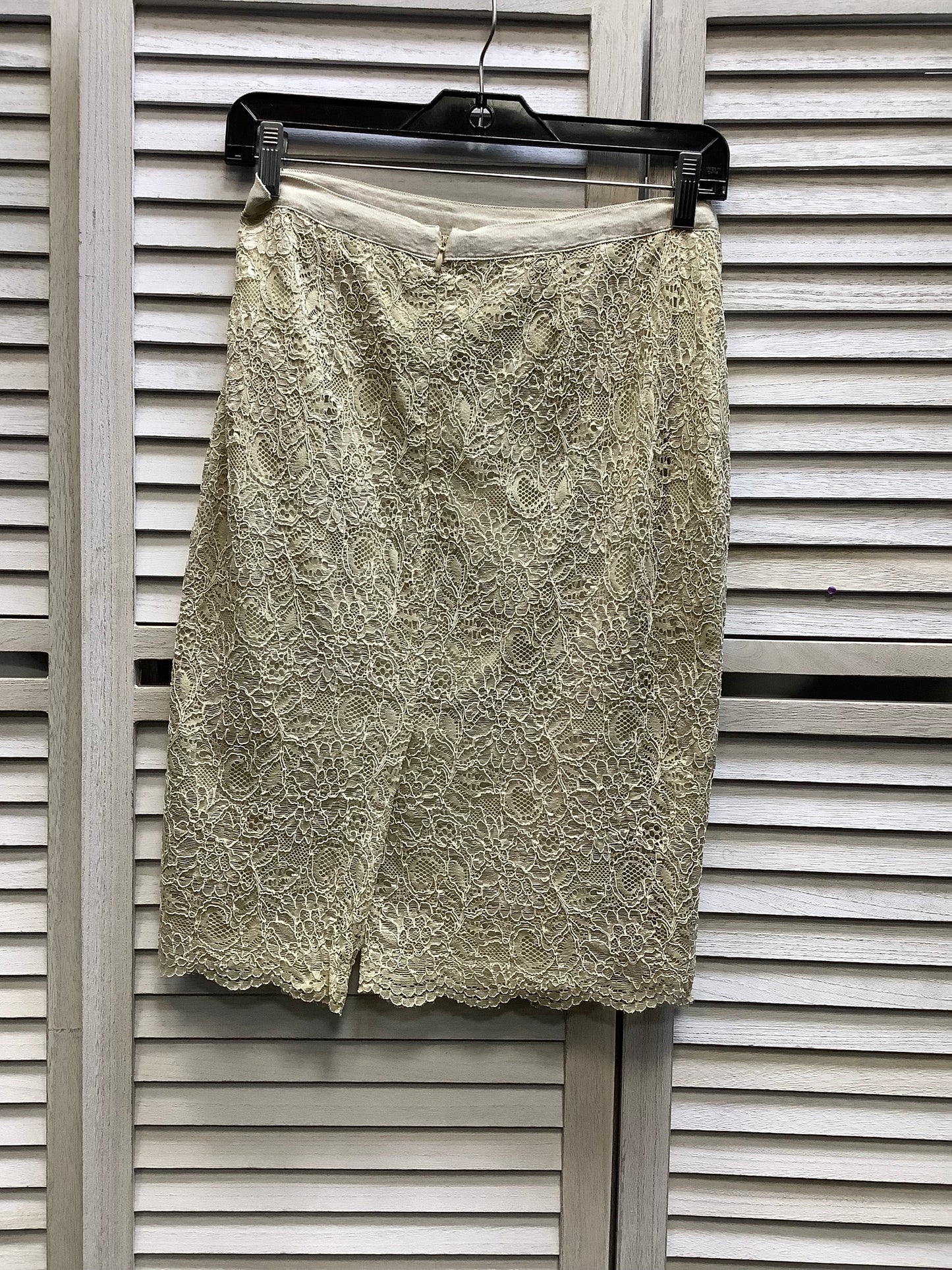 Cream Skirt Midi New York And Co, Size 4