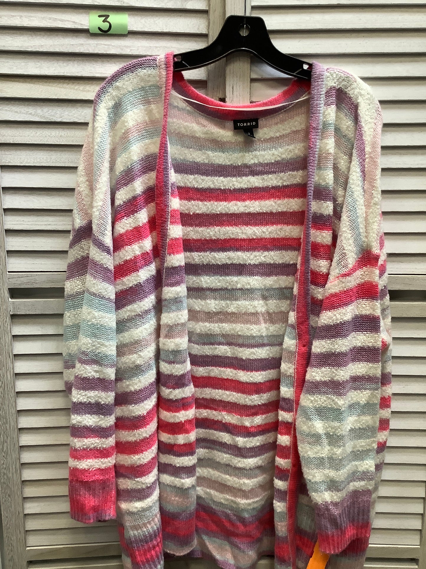 Multi-colored Cardigan Torrid, Size 3x