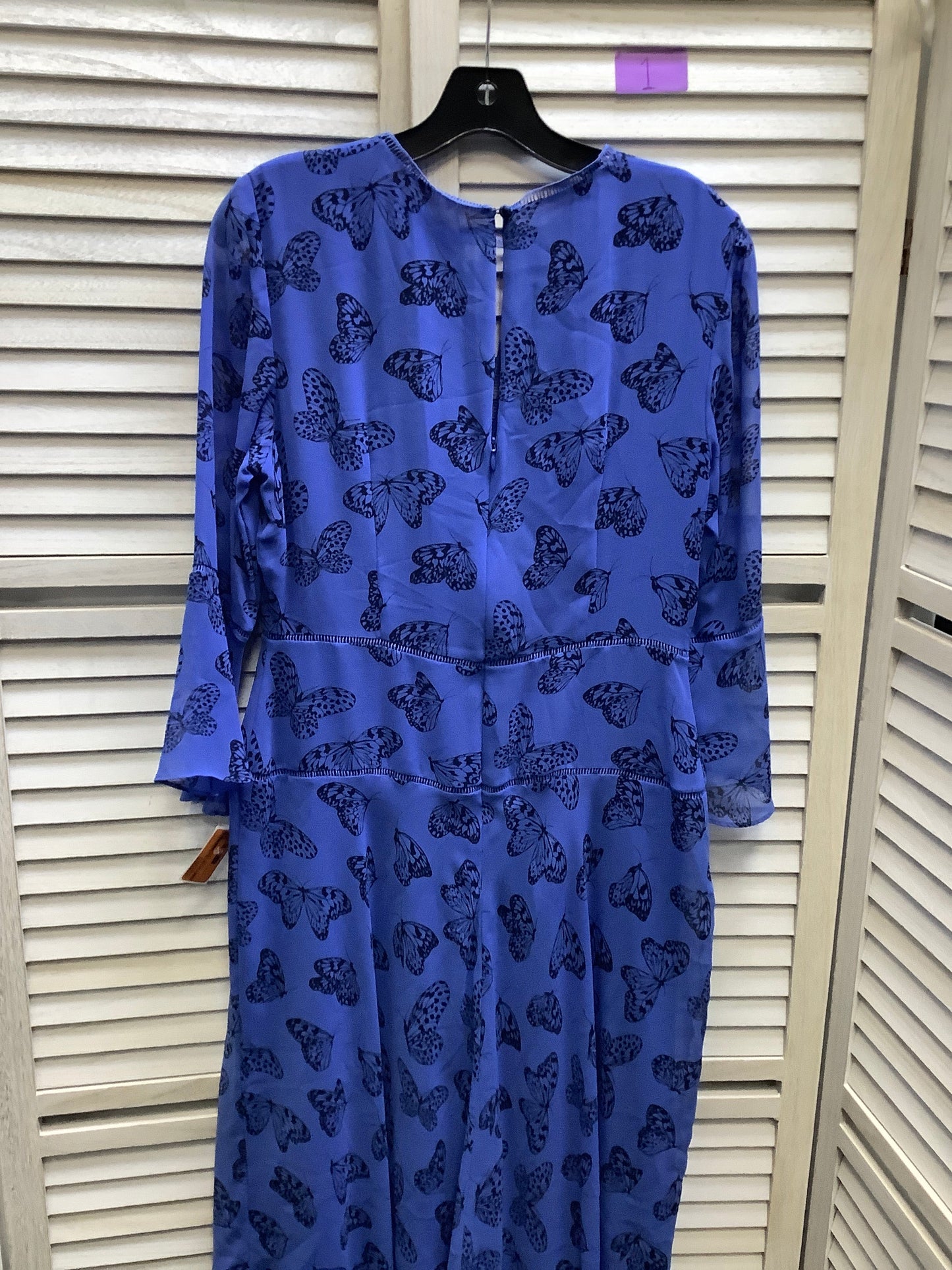 Blue Dress Casual Short Clothes Mentor, Size 8