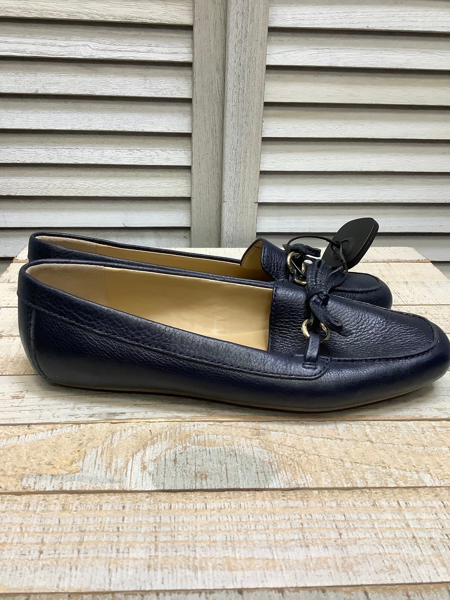 Navy Shoes Flats Talbots, Size 7.5