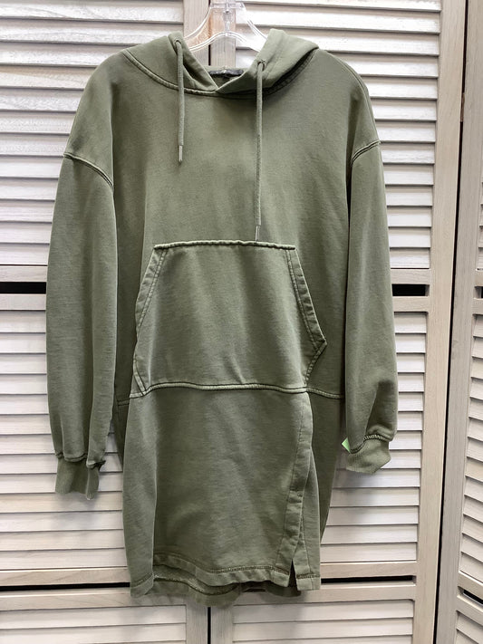 Sweatshirt Hoodie By Clothes Mentor In Green, Size: S