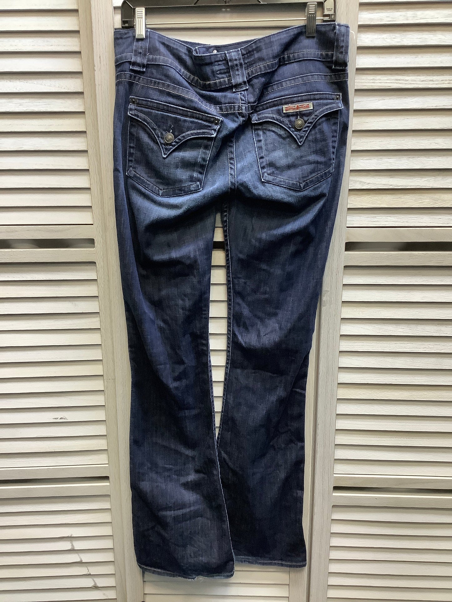 Blue Denim Jeans Boot Cut Hudson, Size 8