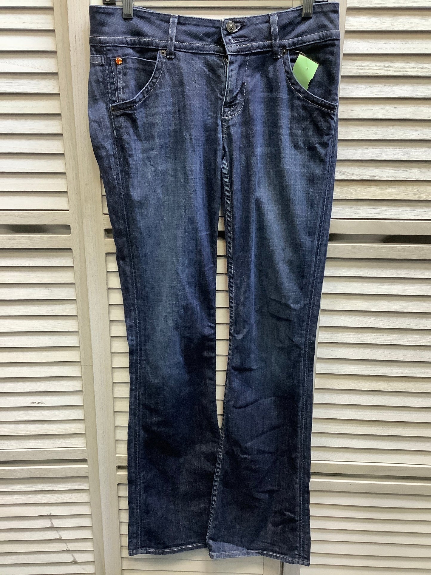 Blue Denim Jeans Boot Cut Hudson, Size 8