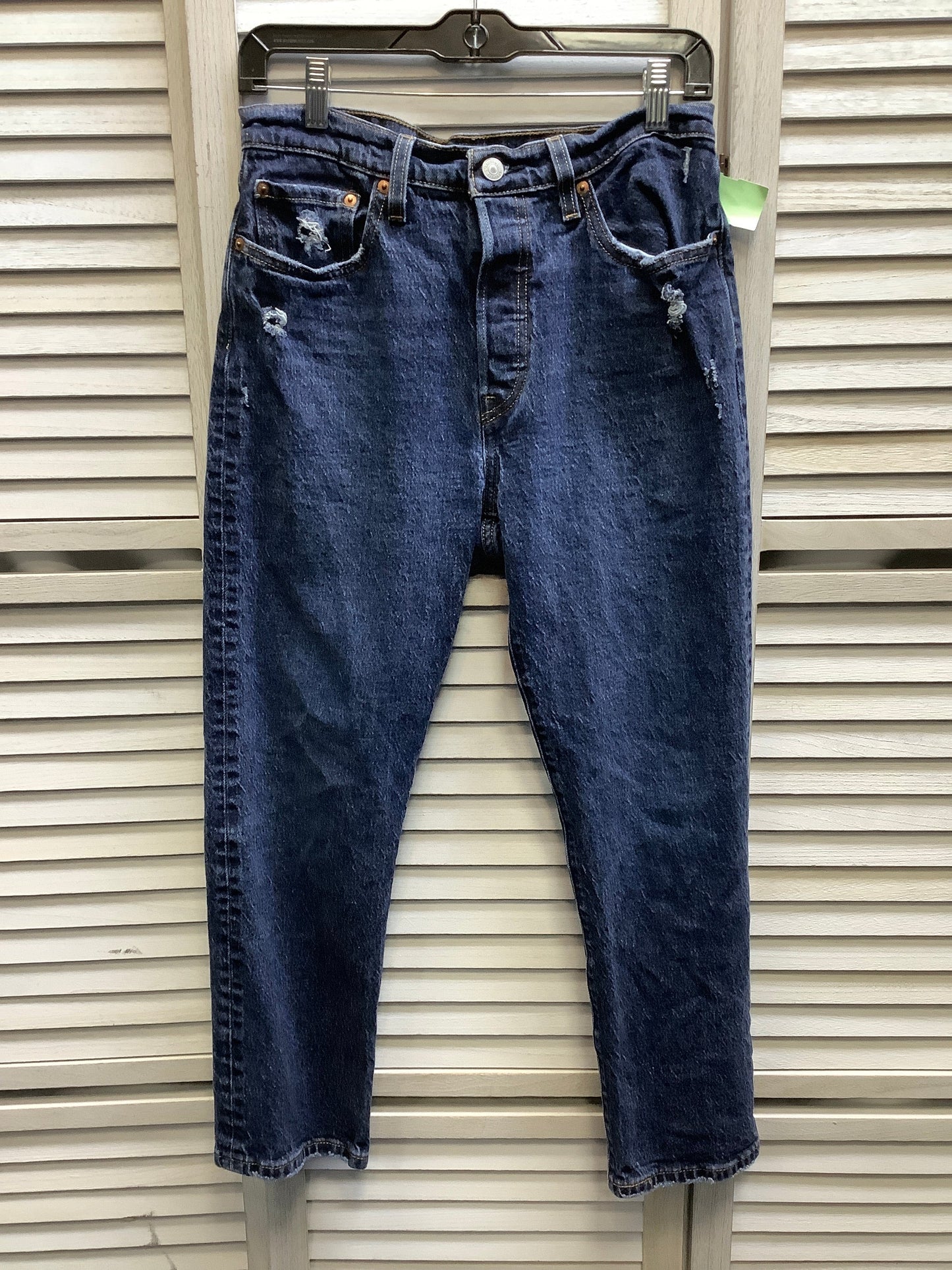 Blue Denim Jeans Skinny Levis, Size 8