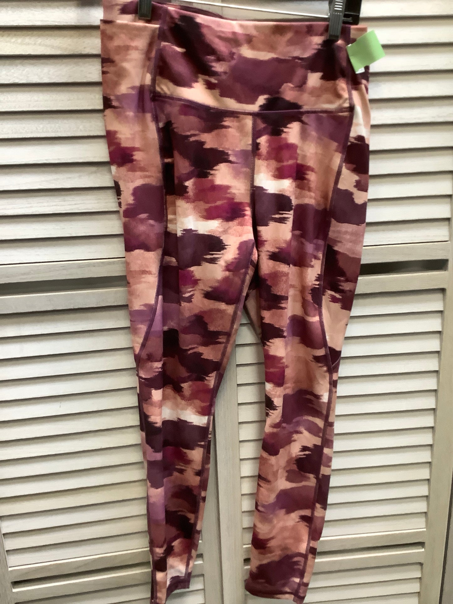 Multi-colored Pants Leggings Reebok, Size M