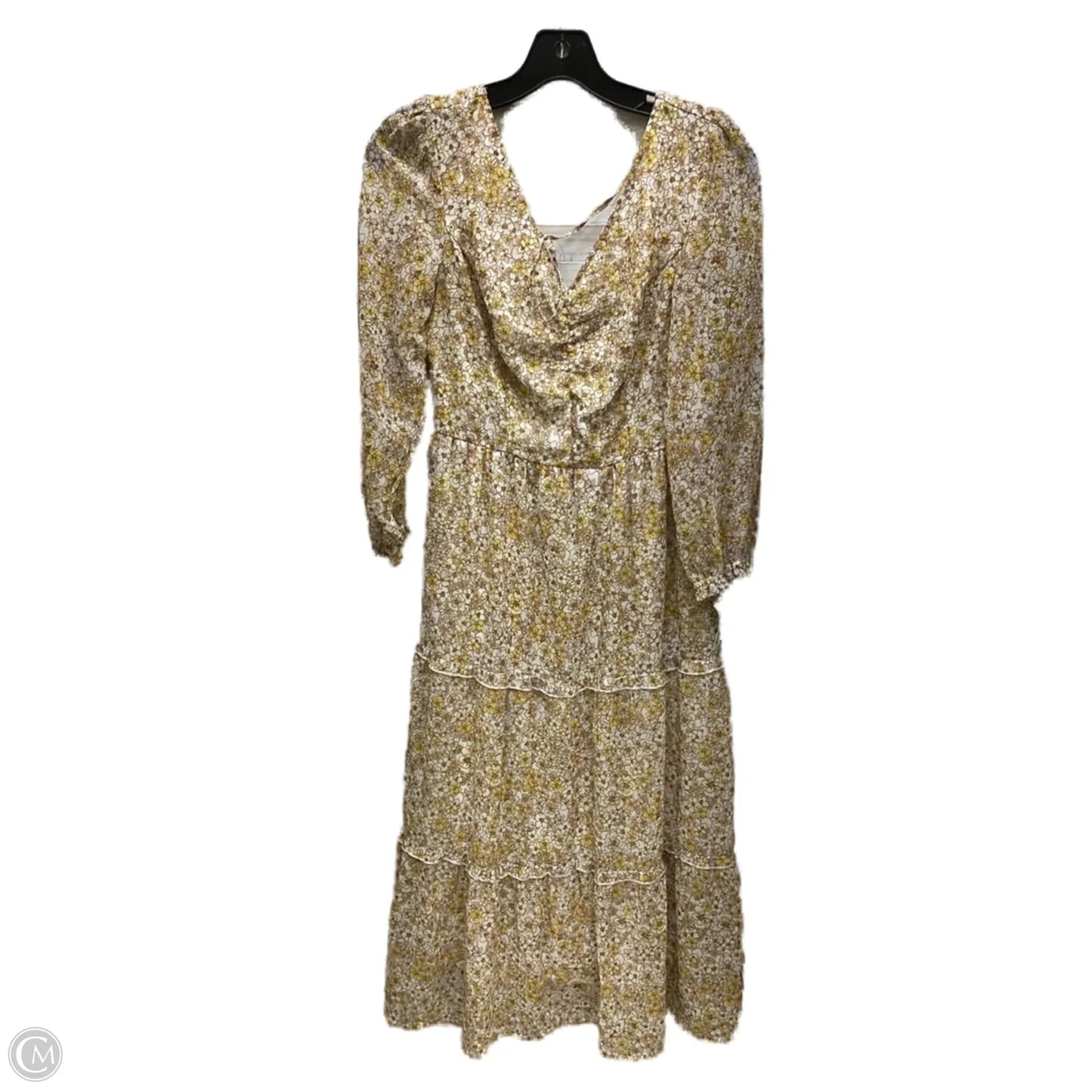 Dress Casual Midi By Clothes Mentor In Floral Print, Size: S