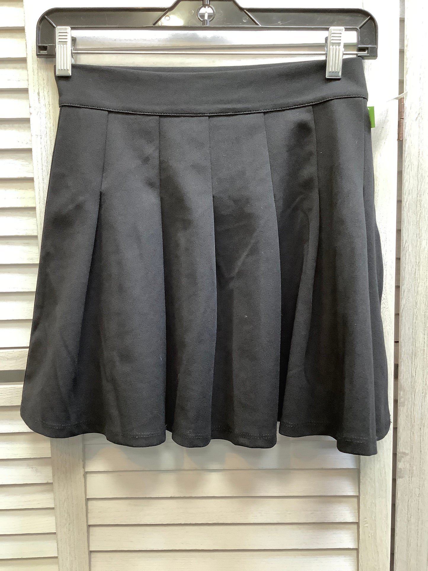 Black Skirt Mini & Short Blue Rain, Size S