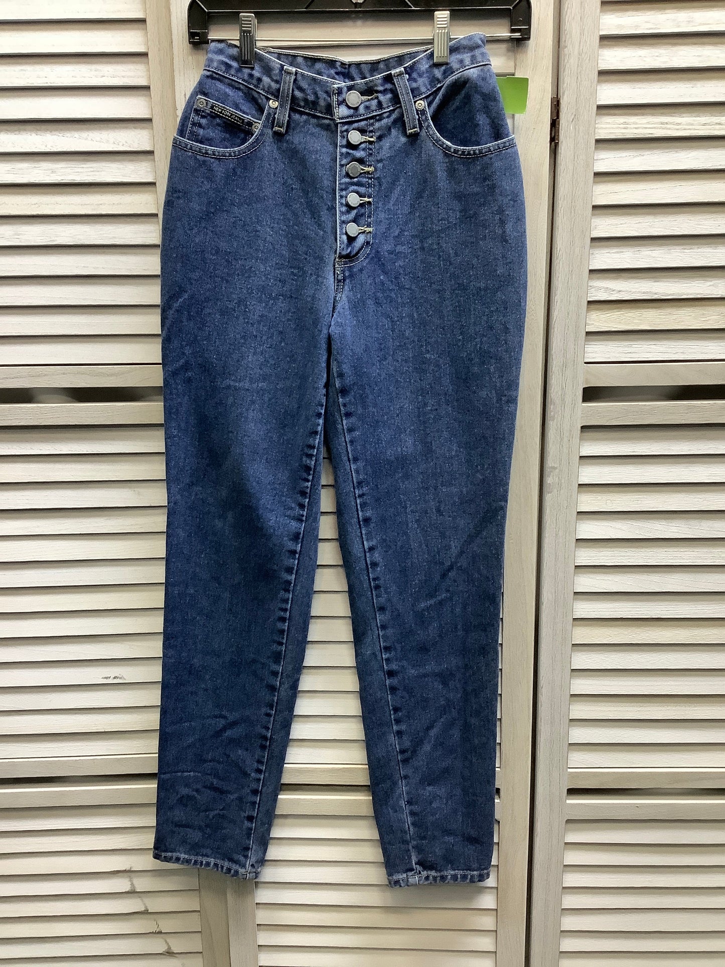 Blue Denim Jeans Straight New York And Co, Size 4