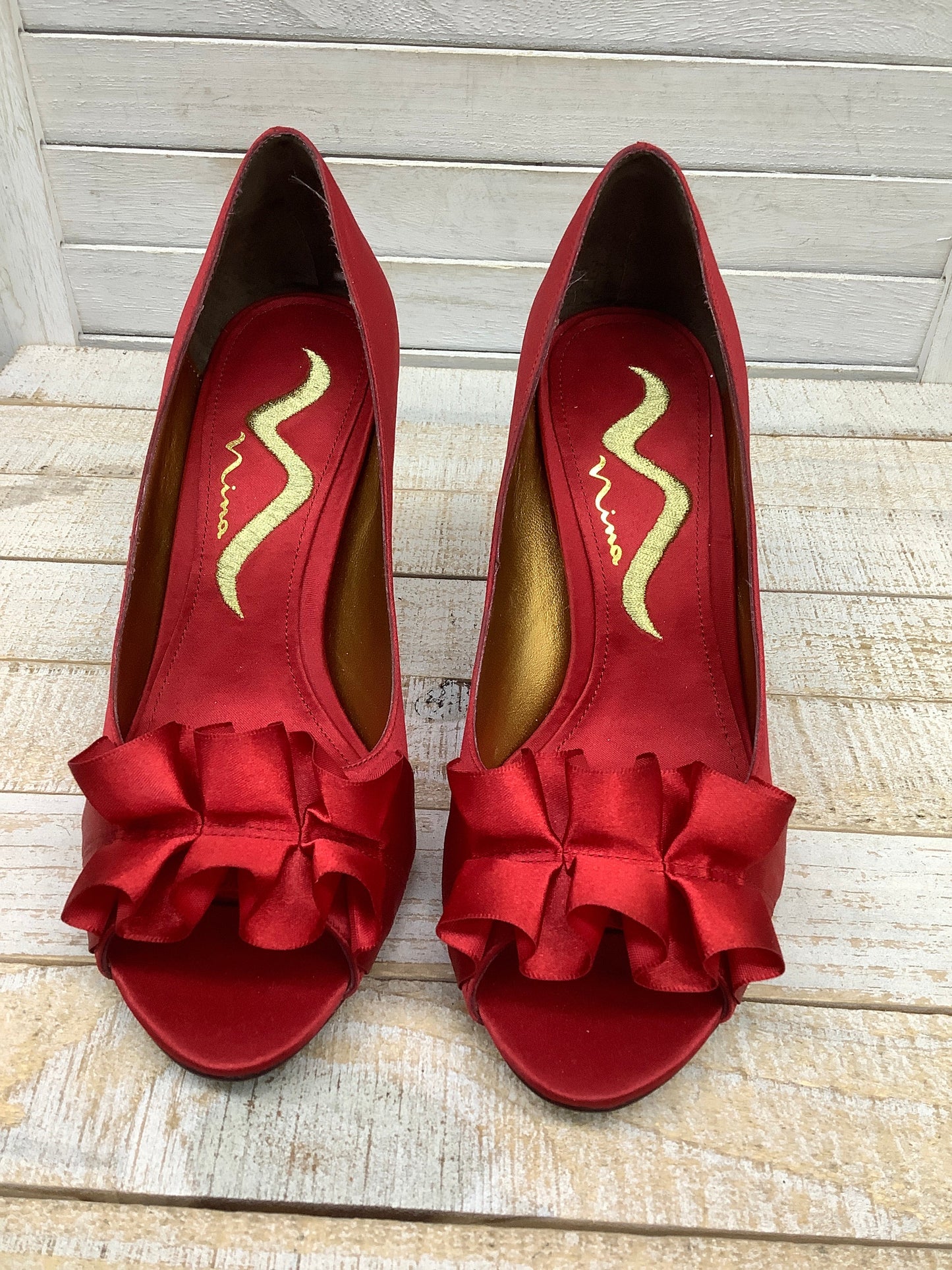 Sandals Heels Stiletto By Nina  Size: 5