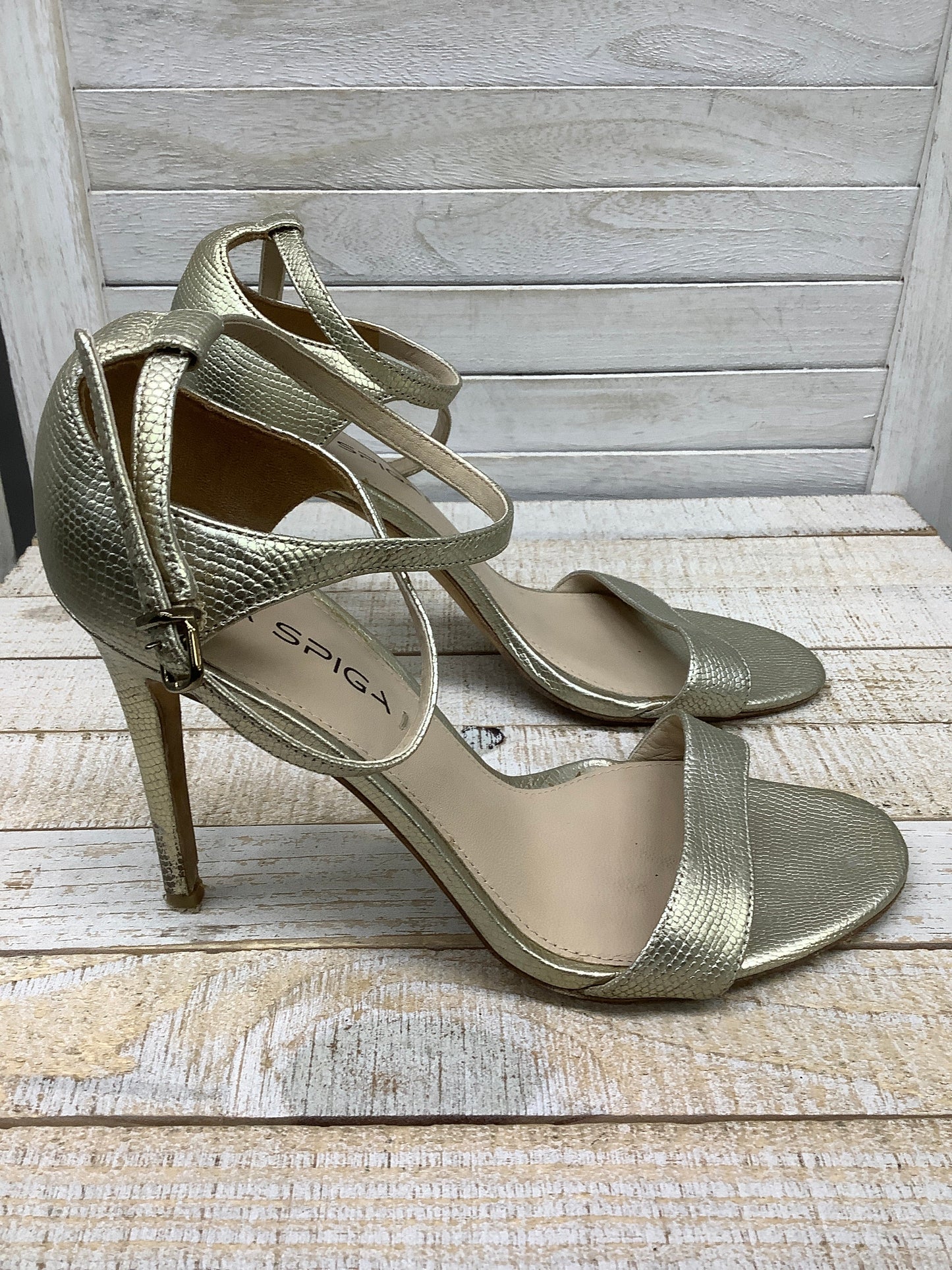 Sandals Heels Stiletto By Via Spiga  Size: 7.5