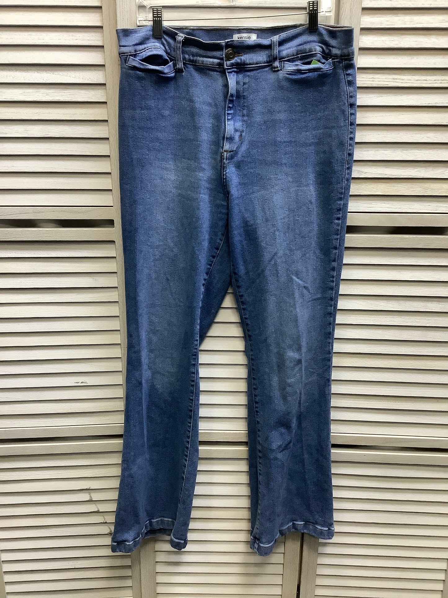 Blue Denim Jeans Boot Cut Kensie, Size 14