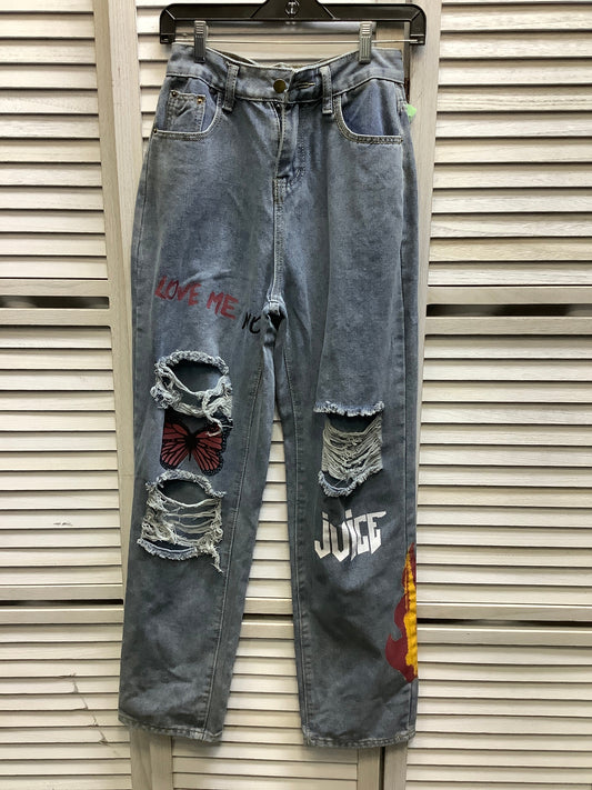 Multi-colored Jeans Straight Clothes Mentor, Size S